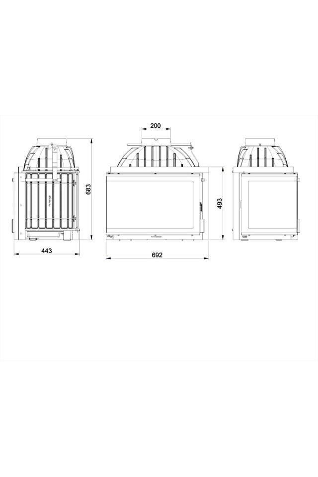 700 Foyer Angle Sol Açık (Klapeli)