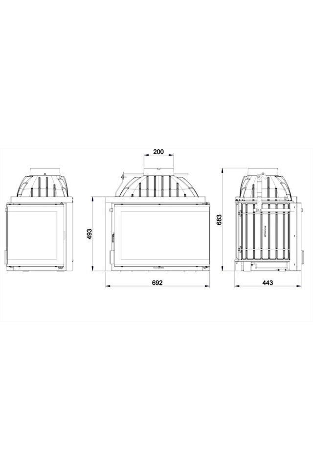 700 Foyer Angle Sağ Açık (Klapeli)