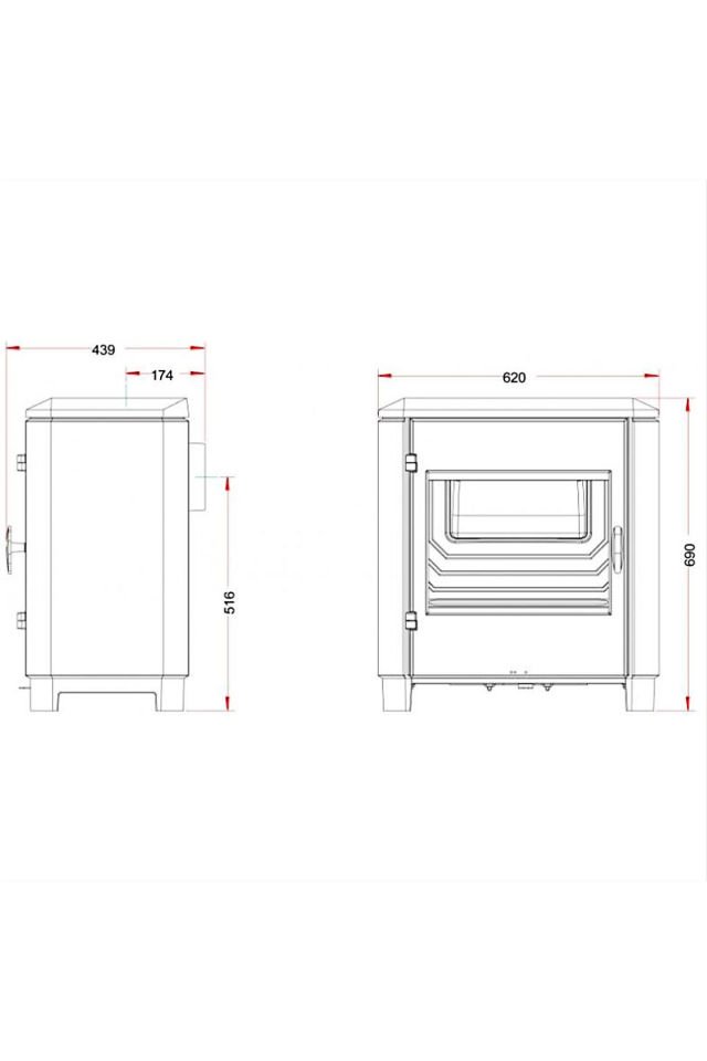 Carolo Döküm Odun Sobası