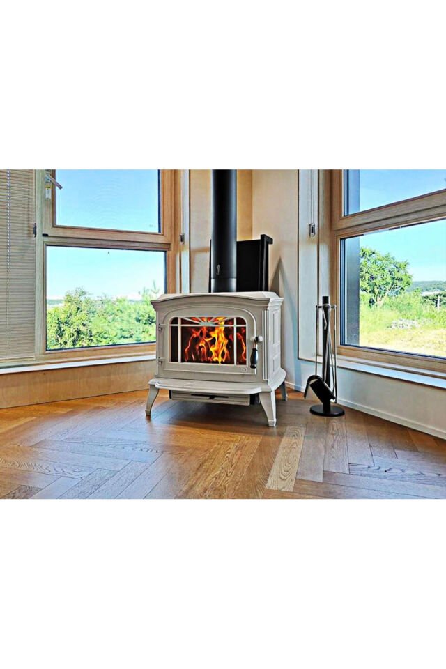 Bradford Krem Döküm Odun Sobası