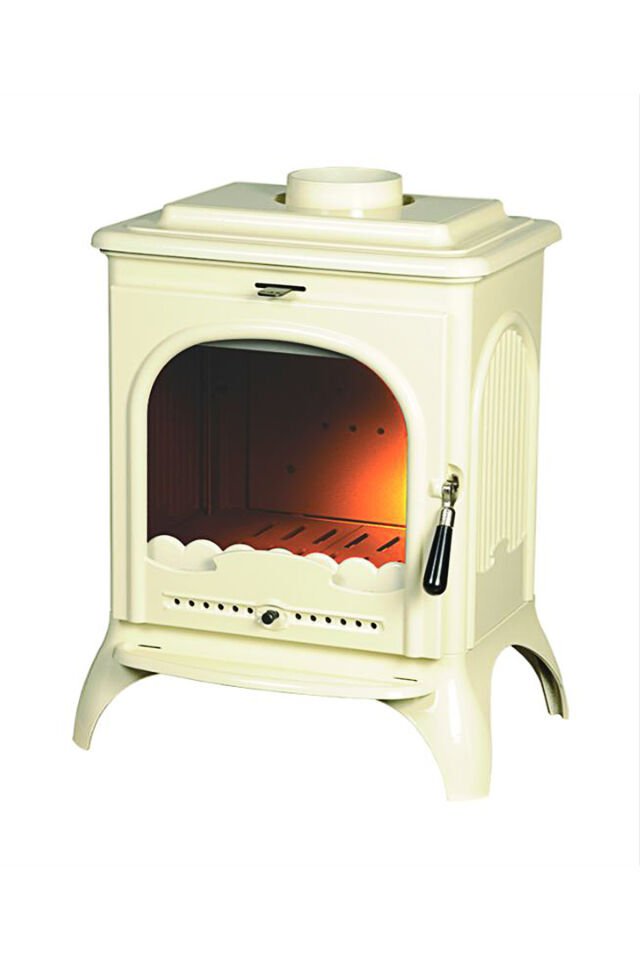 Seville 2 Krem Döküm Odun Sobası