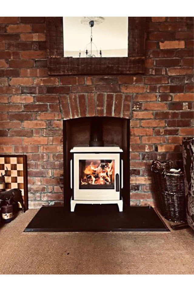 Sedan S Krem Döküm Odun Sobası