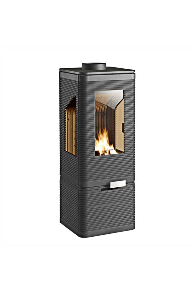 Iwaki On Base Döküm Odun Sobası (3 Tarafı Camlı)