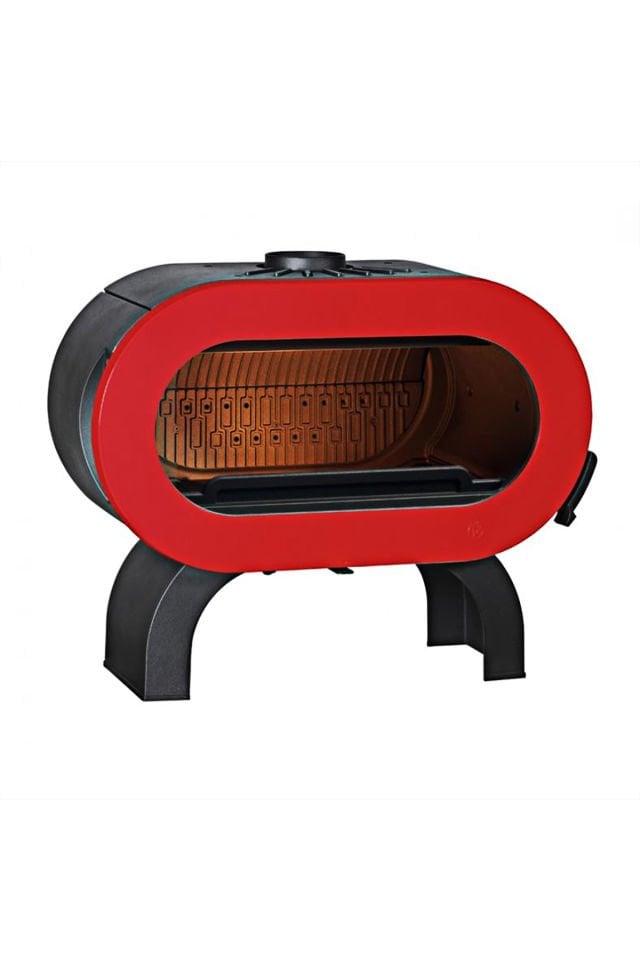 Fifty Arche Kırmızı Döküm Odun Sobası