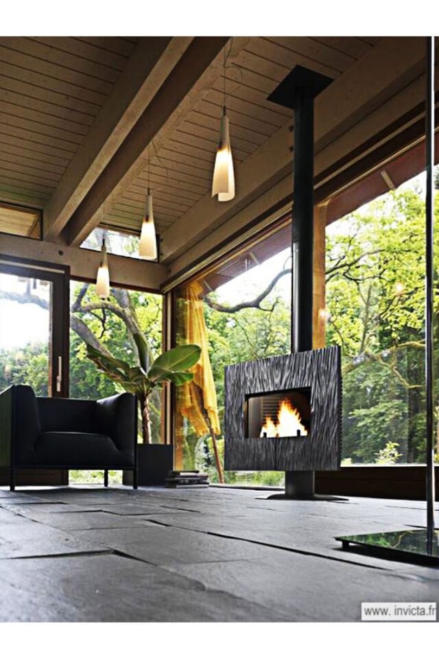 Gaya Ardoise Döküm Odun Sobası