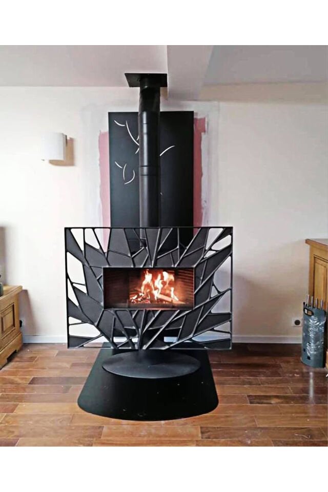 Gaya Feuille Döküm Odun Sobası