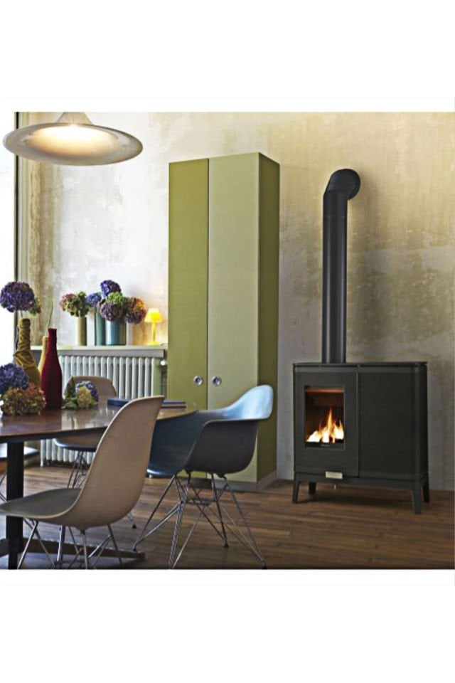 Akimix Döküm Odun Ve Pelet Sobası (Hibrit)