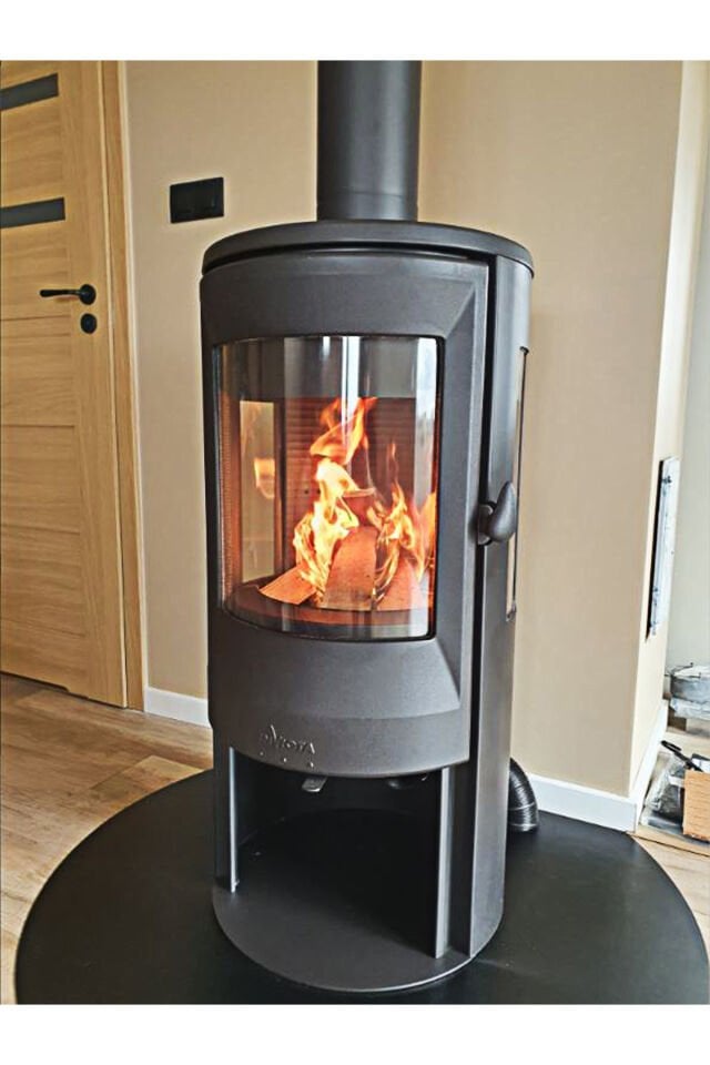 Neosen 3 Tarafı Camlı Çelik Odun Sobası