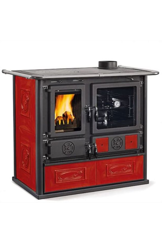 Rosa 5.0 Kırmızı Kuzine Soba