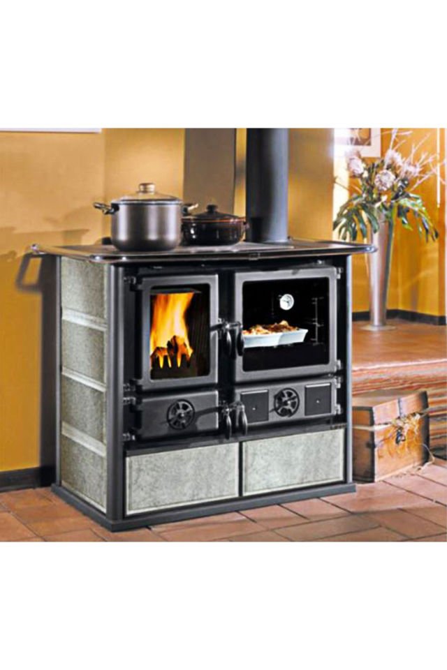 Rosa 5.0 Petra Doğal Taşlı Kuzine Soba