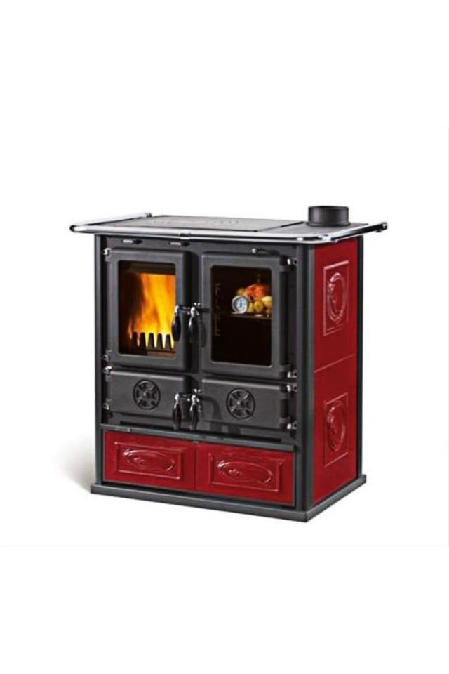 Rosetta SX.16 Kırmızı Kuzine Soba