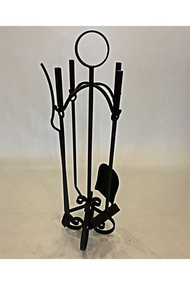 Demir Siyah Dörtlü Maşa Takımı