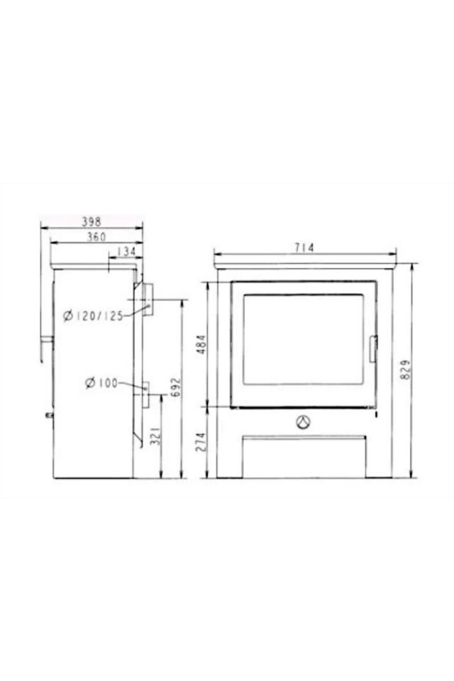 Poele Petit Neptune Noir