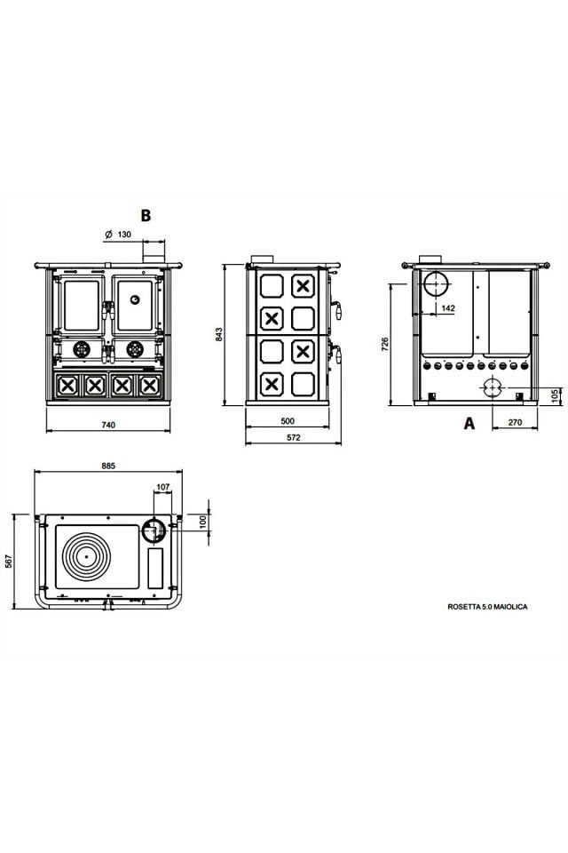 Rosetta 5.0 Maiolica Kırmızı