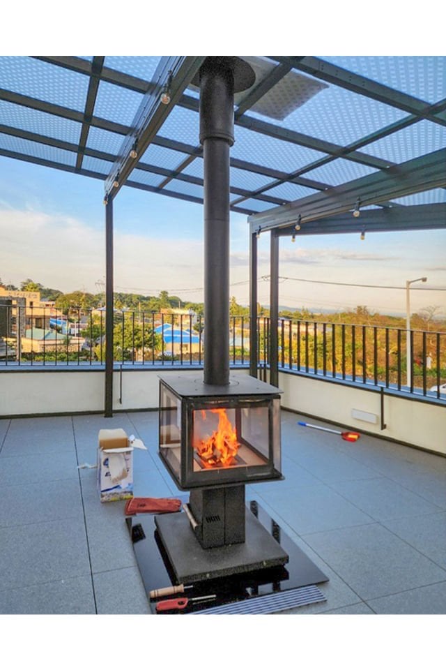 A.Caminetti Outdoor 4D Açık Hava Bahçe Şöminesi