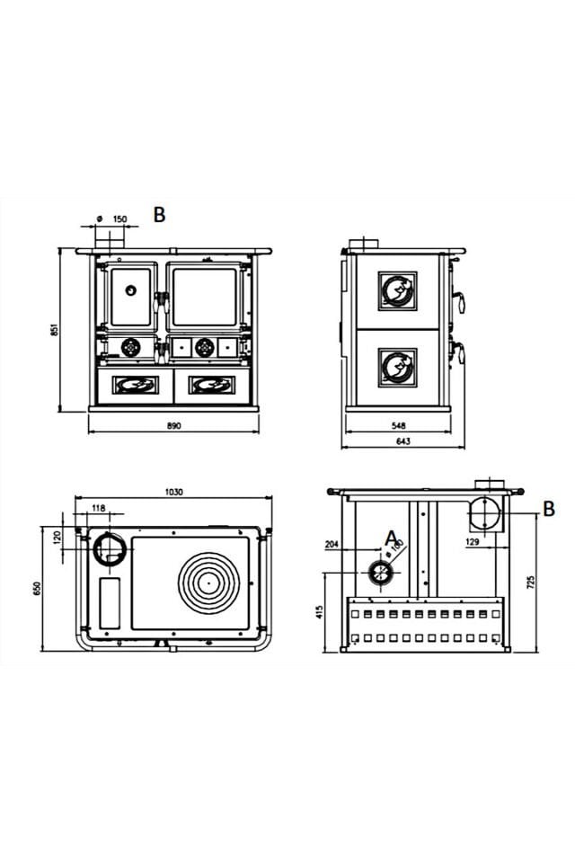 Rosa Reverse Sinistra 16 Kuzine (Kırmızı)