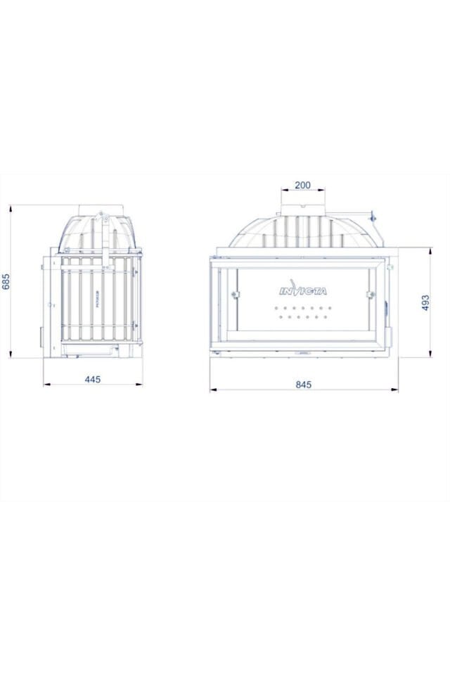 Invicta 800 Foyer Angle Sol Açık (Klapeli)